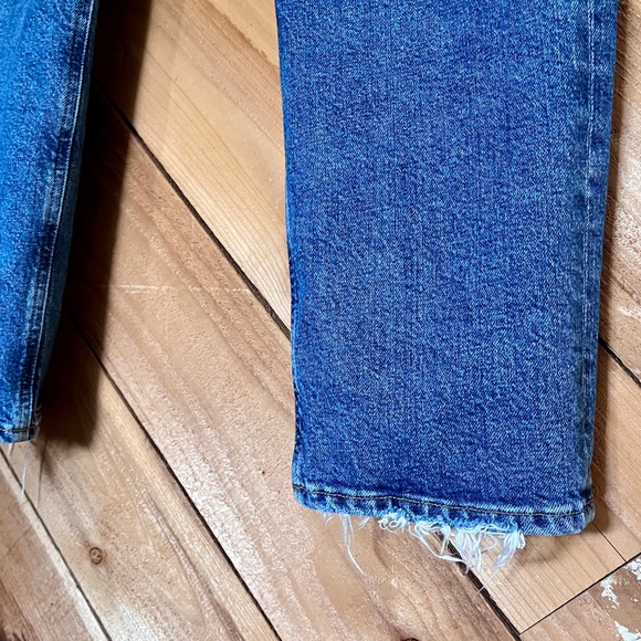 Agolde Riley High Rise Straight Crop Jeans Size 30 - Picture 8 of 11